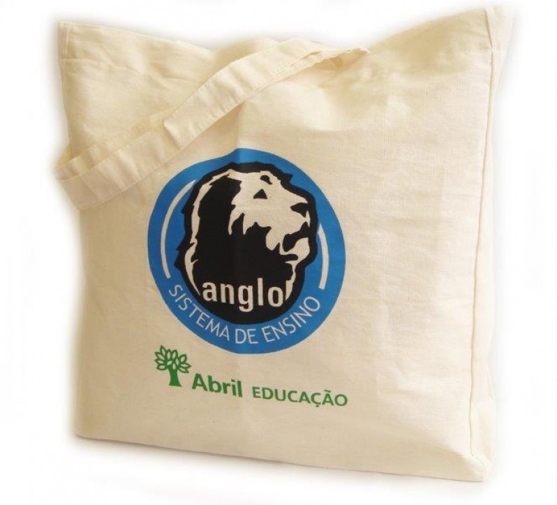 Atacado de Sacolas Personalizadas Pano Crú Contagem - Sacolas de Pano Personalizadas