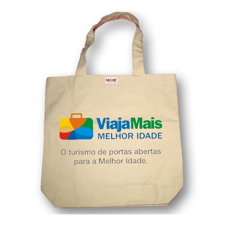 Bolsa Ecobag Tecido Crú Valores no São Sebastião do Caí - Bolsa Ecobag Personalizada