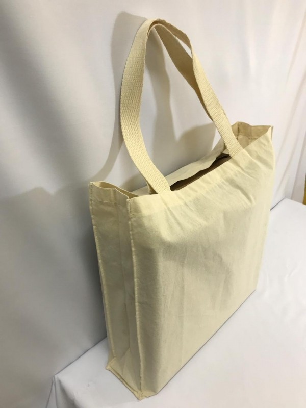 Bolsas Ecobags Dobráveis Viana - Bolsa Ecobag Algodão Crú