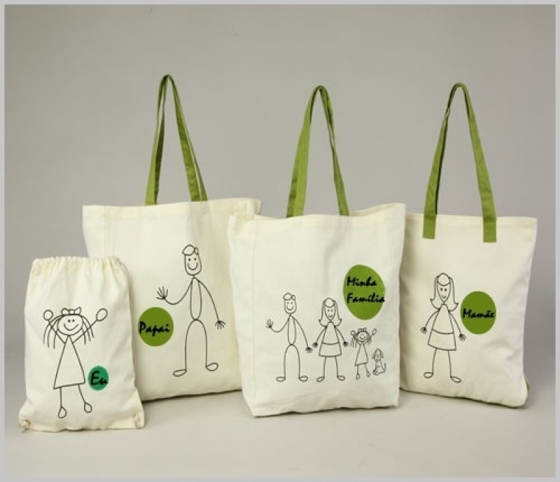 Comprar Sacolas de Algodão Crú Atacado Gávea - Sacolas de Algodão