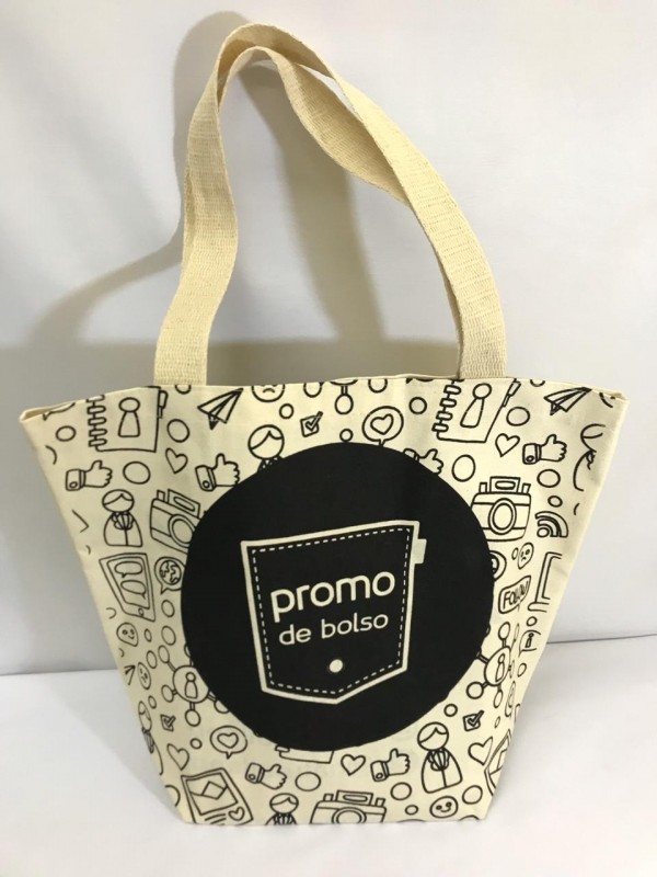 Ecobag Algodão Personalizada Presidente Prudente - Ecobag em Algodão Crú