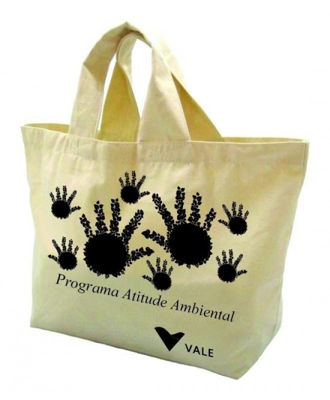 Ecobags Algodão Rio Grande do Sul - Ecobag de Algodão Crú