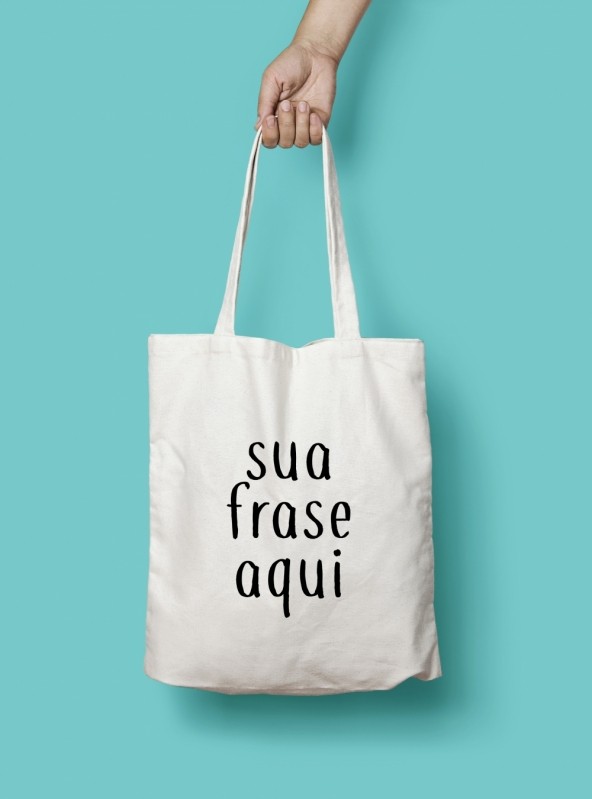 Ecobags de Algodão Barra de São Francisco - Ecobag em Algodão