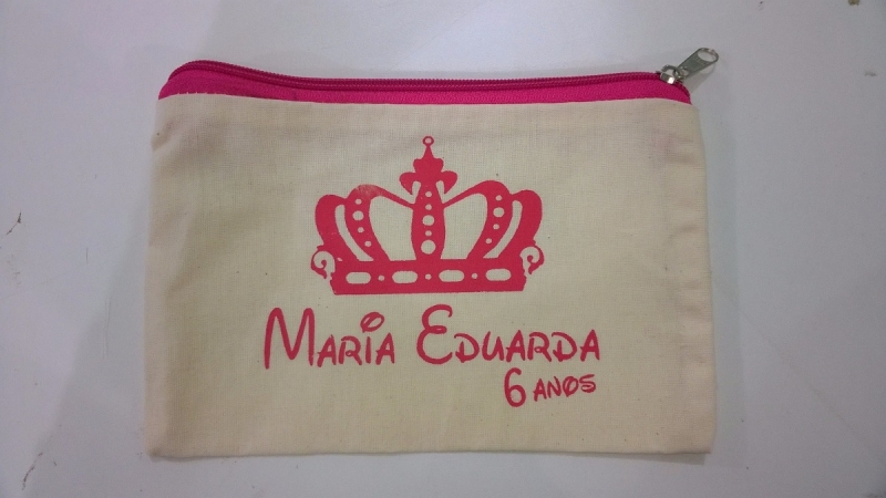 Necessaires Personalizadas Brinde  Tramandaí - Necessaire Personalizada com Nome