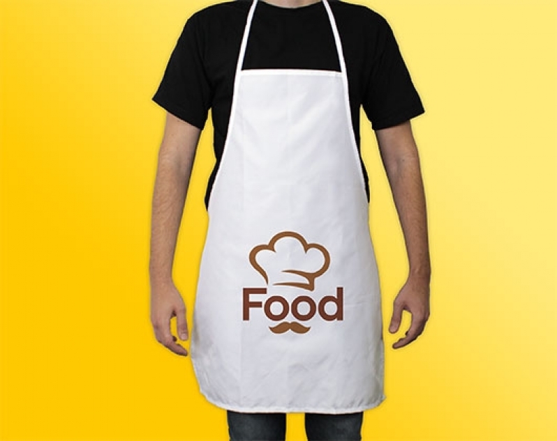 Onde Compro Avental Personalizado Masculino Camaquã - Avental de Cozinha Personalizado
