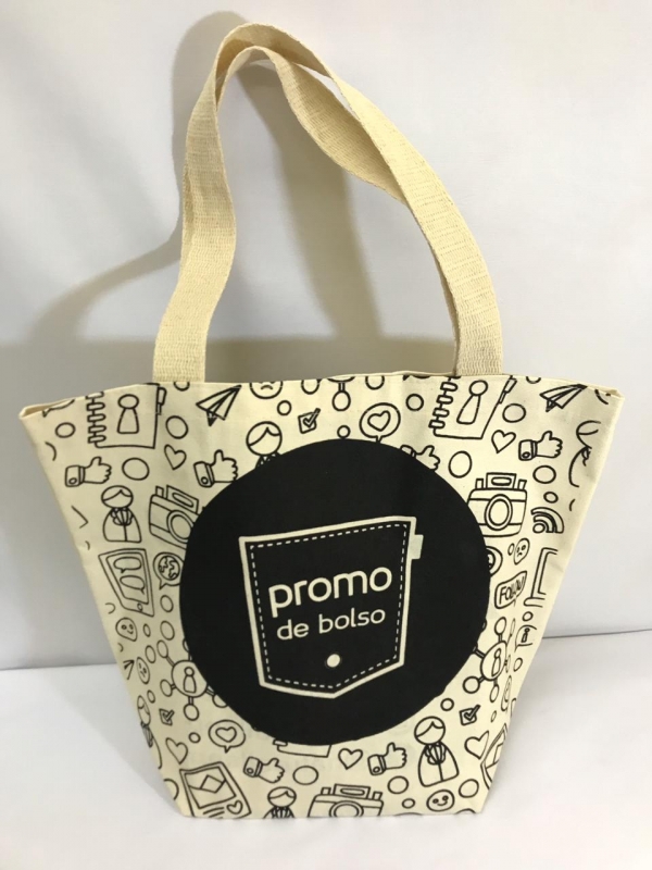 Sacola Personalizada Pano Liso Jequitinhonha - Sacolas Personalizadas Pano para Lojas