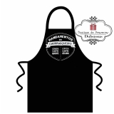 atacado de avental preto personalizado Tapes
