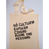ecobags em algodão Pato Branco