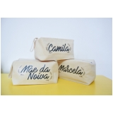necessaire personalizada com nome Sagrada Família